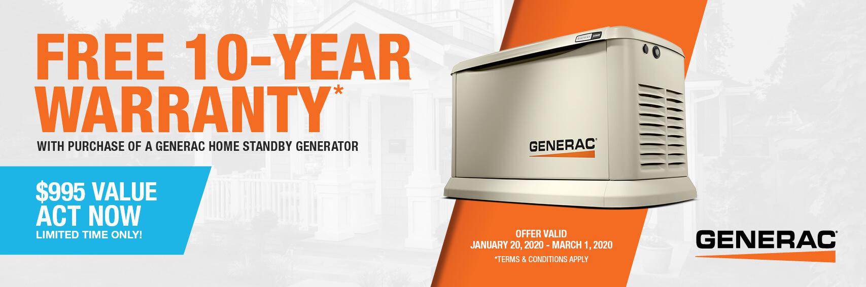 Homestandby Generator Deal | Warranty Offer | Generac Dealer | Ashland, KY